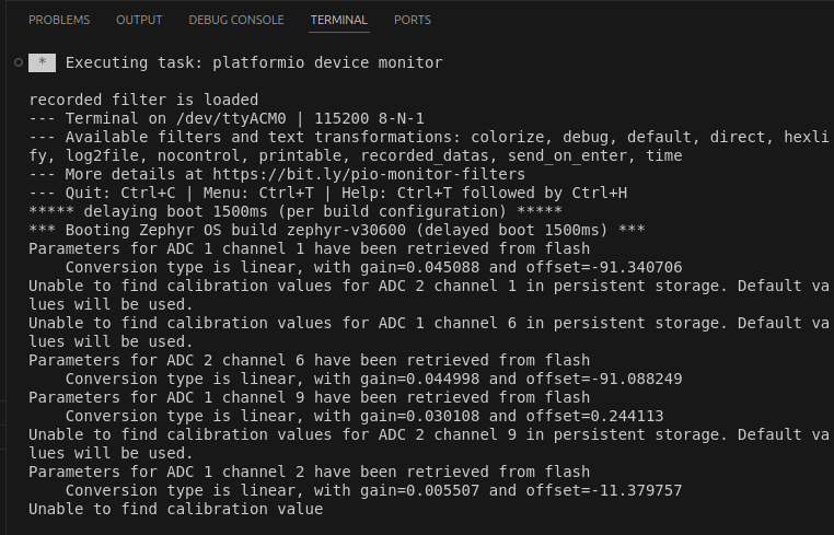 serial monitor initialization